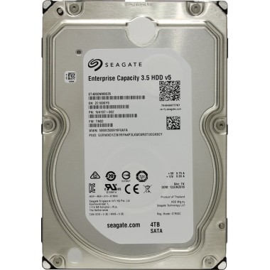 Жесткий диск HDD SATA Seagate 4000Gb (4Tb), ST4000VX007, Skyhawk Guardian Surveillance, 5900 rpm, 64Mb buffer